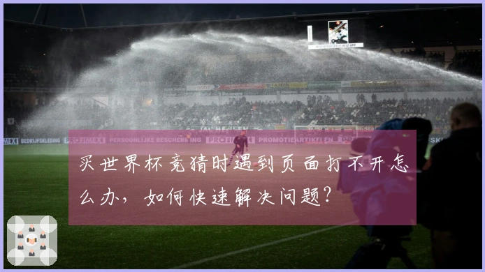 买世界杯竞猜时遇到页面打不开怎么办，如何快速解决问题？
